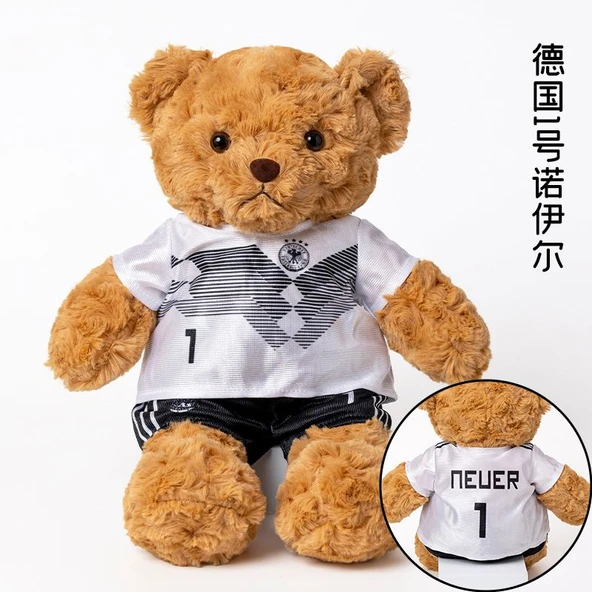 Forma Giyen Peluş Ayıcık 25cm - Neuer