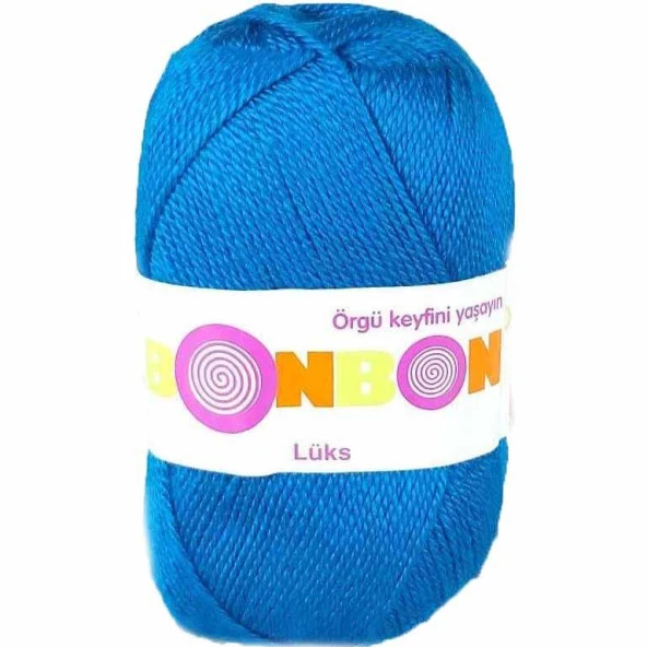 Bonbon Lüks Örgü Patik İpi 98685 Mavi