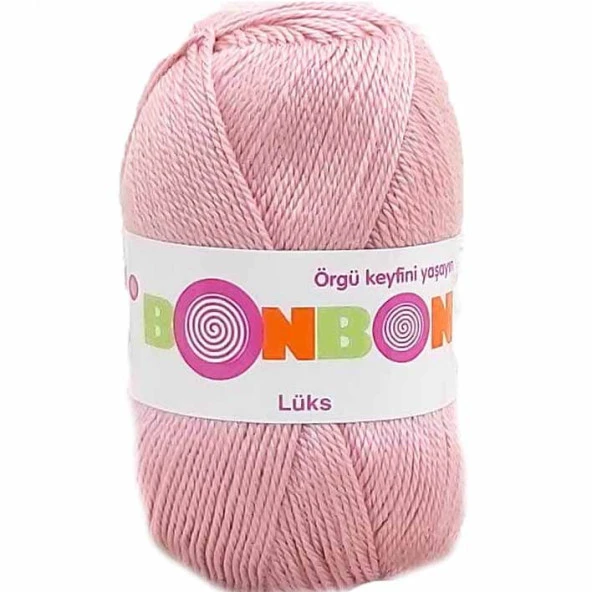 Bonbon Lüks Örgü Patik İpi 98418 Pudra Pembe