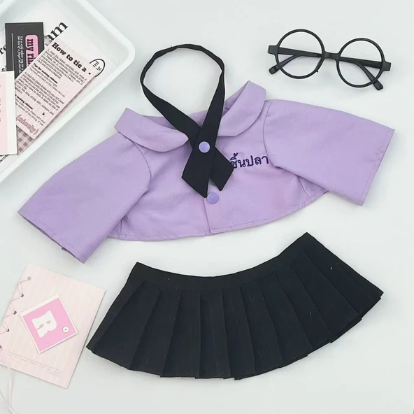40 cm Bebekler için Okul Üniforması - Pantolon Model - 4