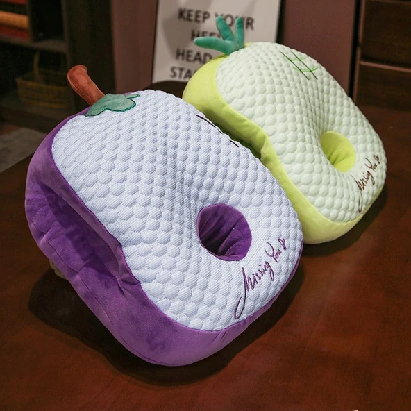 Çift Taraflı Elastik Süper Yumuşak Şekerleme Yastığı - Yeşil Dinozor 35x28cm - Resim 6