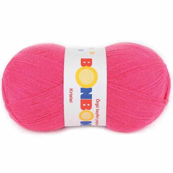 Bonbon Kristal Örgü Lif İpi 98319 Fuşya Pembe