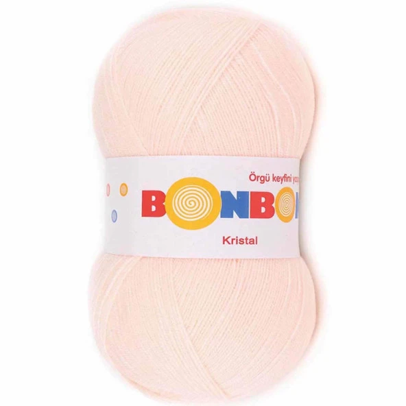 Bonbon Kristal Örgü Lif İpi 98320 Pudra Pembe