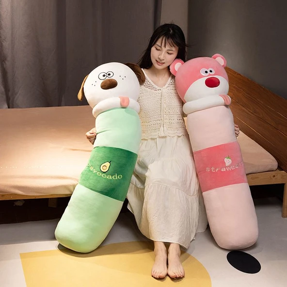 Ayı Tasarımlı Peluş Yastık - 90cm - 5