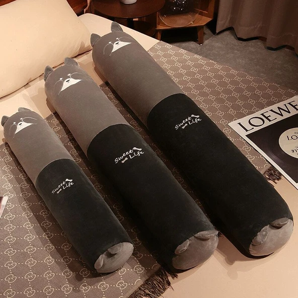 Çizgi Film Silindir Peluş Yastık - Dinozor 100cm - 7