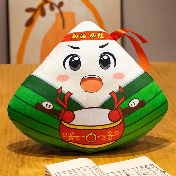 Zongzi Peluş Oyuncak Yastık Kolye - Gaza Bas Kazanacaksın 40cm