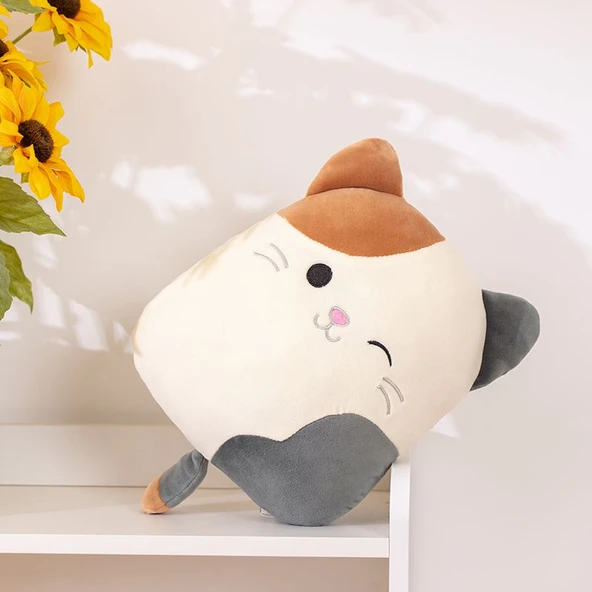 San Hua Mao Peluş Oyuncak - Alacalı Kedi - 25cm - Resim 8