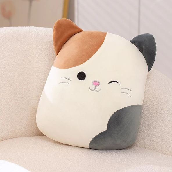 San Hua Mao Peluş Oyuncak - Alacalı Kedi - 25cm
