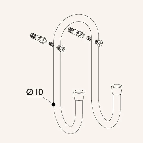 Çok Amaçlı Duvar Askısı 23.136.02 - 3