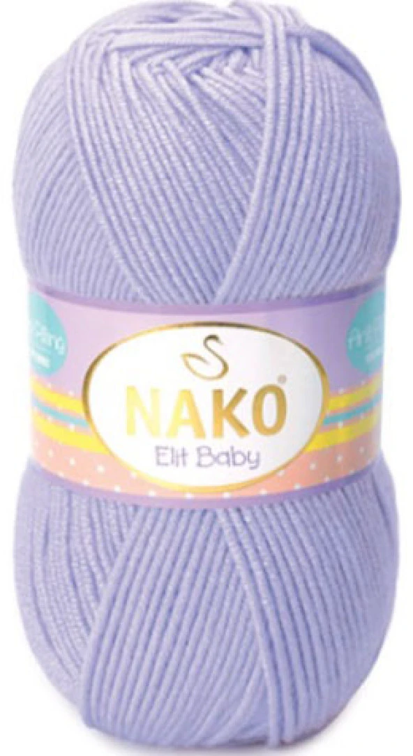 Nako Elit Baby Örgü Bebe İpi 10625 Menekşe