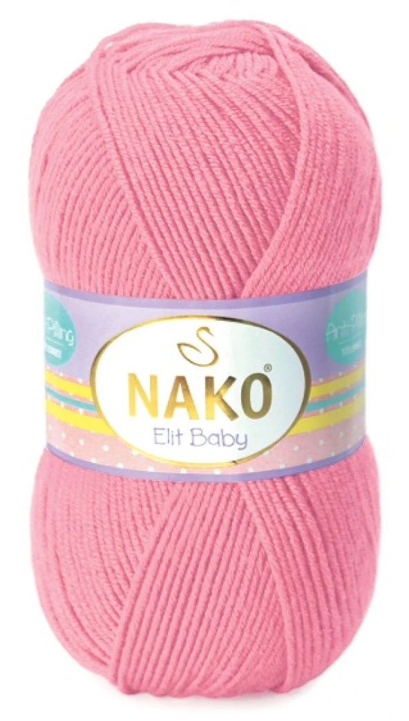 Nako Elit Baby Örgü Bebe İpi 6837 Pembe