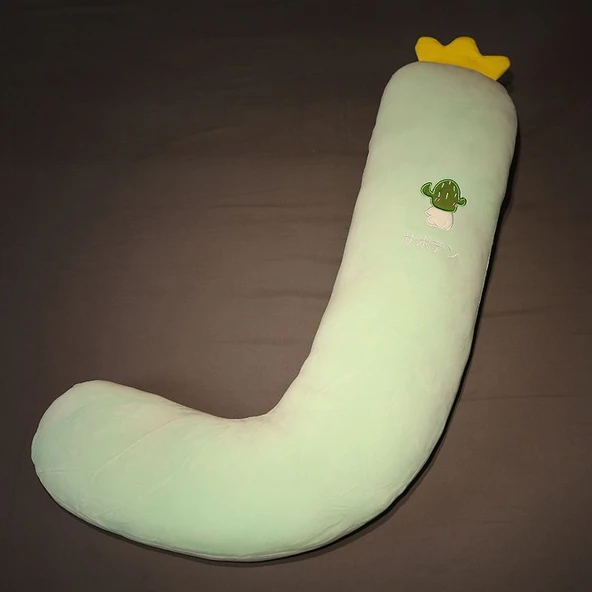 Meyve ve Bitki Peluş Oyuncak Bebek Yastık - Kaktüs Tam Set