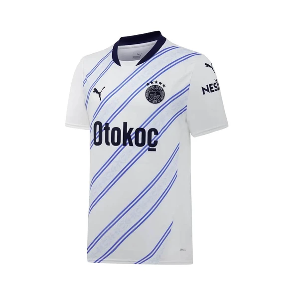 Puma White-Dusky Blue Erkek Renkli Forma