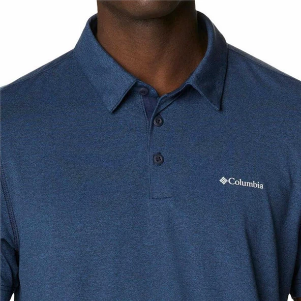 Columbia Tech Trail Lacivert Polo T-Shirt - 4