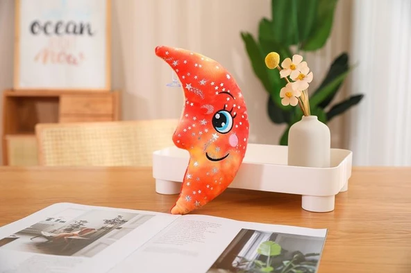 Yıldız Ay Peluş Oyuncak - Ay - 20-25cm
