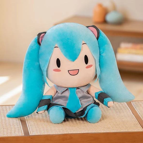 Hatsune Miku Bahar Festivali Peluş Bebek - Yeşil 40cm