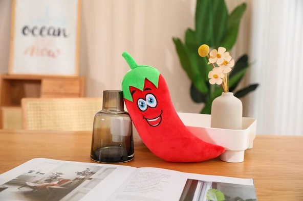 Yıldız Ay Peluş Oyuncak - Biber - 20-25cm