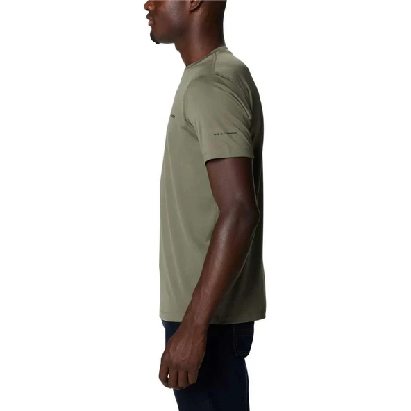 Columbia Zero Rules Sleeve Haki T-shirt - 4