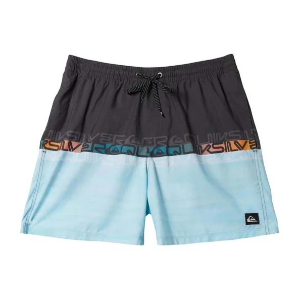 Quiksilver Everyday Wordblock Volley 17 Antrasit Erkek Deniz Şortu