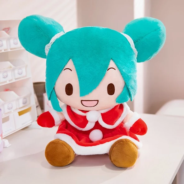 Hatsune Miku Bahar Festivali Peluş Bebek - Beyaz Elbise 40cm - 5
