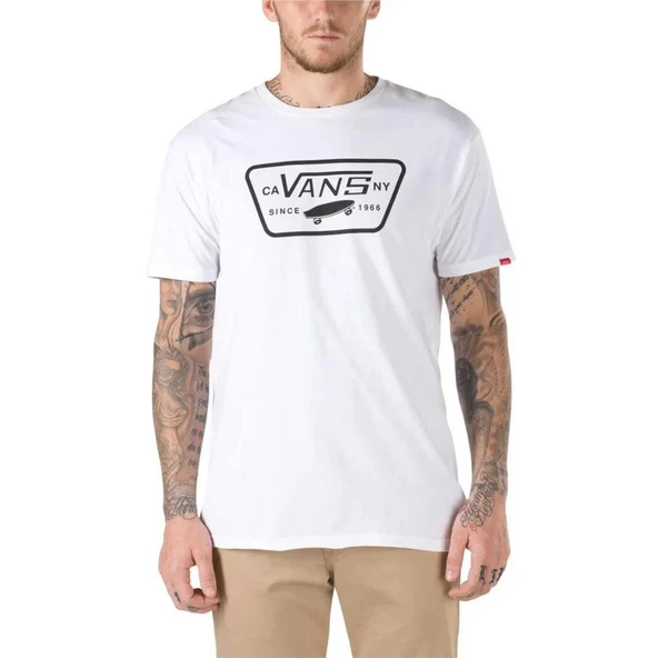Vans Full Patch Erkek Beyaz T-shirt - 4