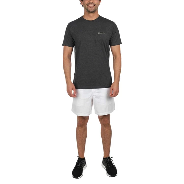 Columbia Csc Basic Sm Logo Brushed Ss Tee Antrasit Melanj T-shirt - Resim 6