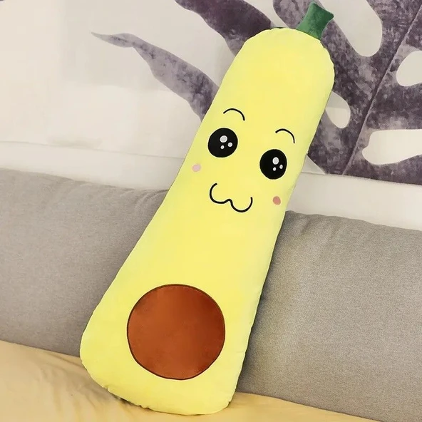 Meyve Peluş Yastık - Avokado 70cm