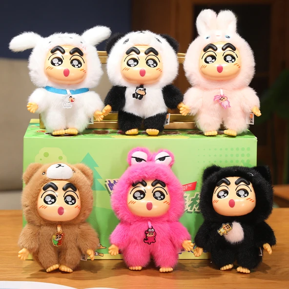Şirin Crayon Shin-chan 15cm Sürpriz Kutu Peluş Oyuncak
