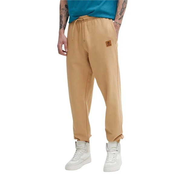 Timberland Woven Badge (Bb) Sweatpant Lıght Wheat Boot Erkek Eşofman Altı