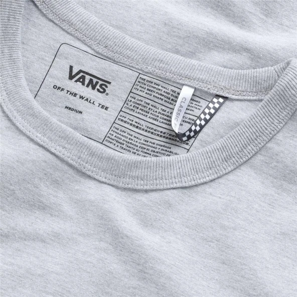 Vans Off The Wall Classıc Ss Gri T-shirt - 4
