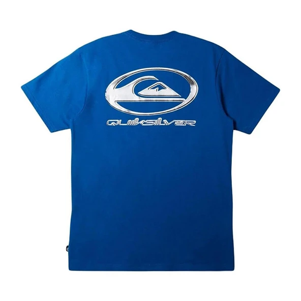 Quiksilver Chrome Logo Ss Stn Mavi Erkek T-Shirt - Resim 2