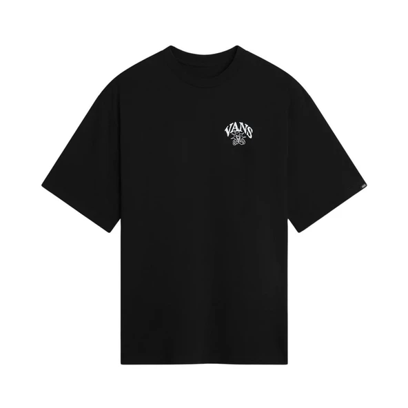 Vans CHECKER LOGO GFX LOOSE SS Erkek Siyah T-Shirt ürün görseli 1