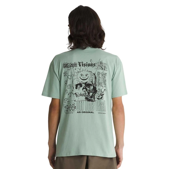 Vans Expand Vısıons Ss Tee Iceberg Green Erkek T-Shirt - 4