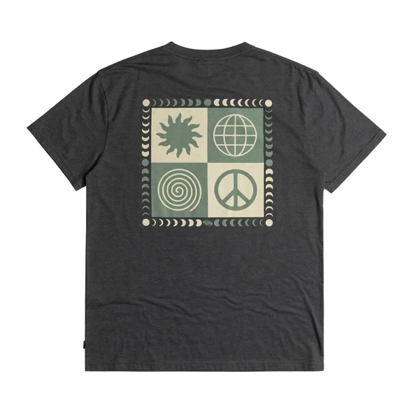 Quiksilver Peace Phase Ss Tee Antrasit Erkek T-Shirt - 2