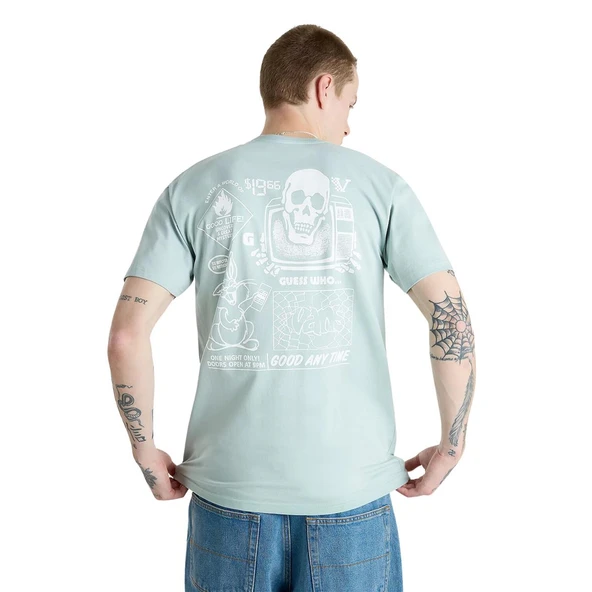 Vans CRAZY EDDY SS Erkek Gri T-Shirt - 4