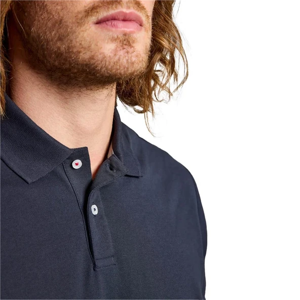 Slam Deck Polo Ss Erkek Lacivert T-Shirt - Resim 4