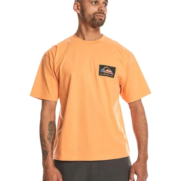 Quiksilver Back Flash Ss Turuncu Erkek T-Shirt - Resim 3