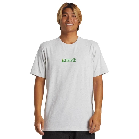 Quiksilver Island Sunrıse Moe Gri Erkek T-Shirt - Resim 3