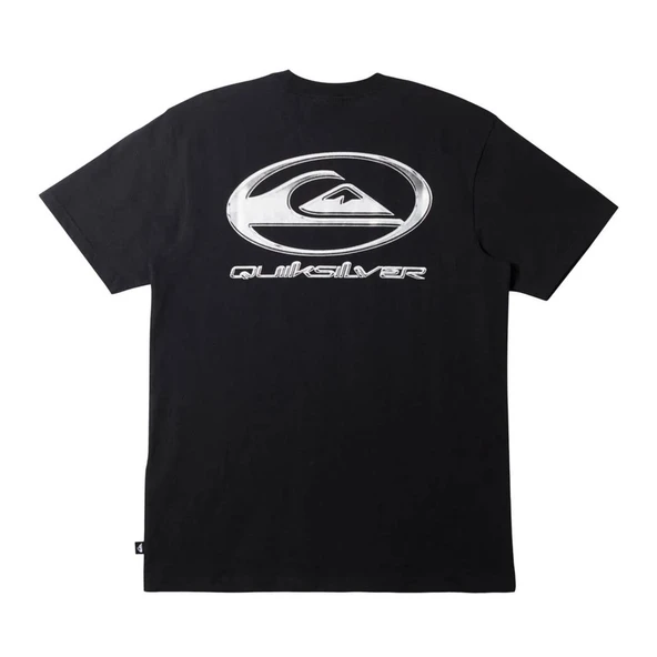 Quiksilver Chrome Logo Ss Stn Siyah Erkek T-Shirt - 2