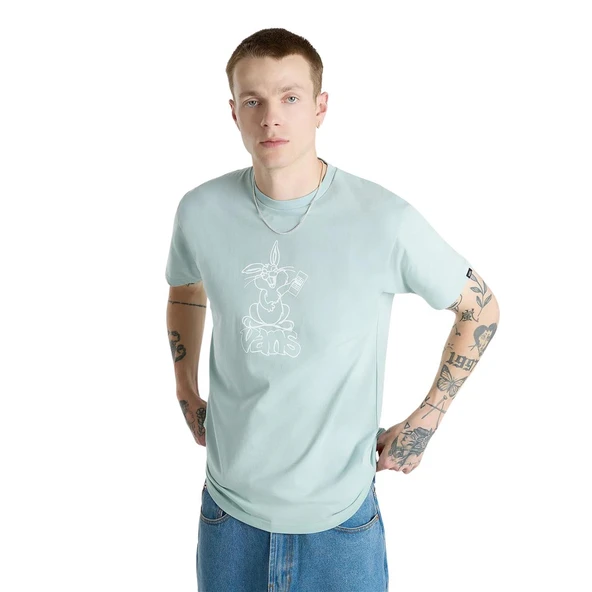 Vans CRAZY EDDY SS Erkek Gri T-Shirt - 3
