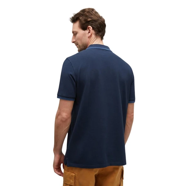 Timberland Tipped Pique Short Sleeve Polo Dark Sapphıre Erkek T-Shirt - 3