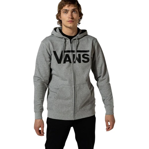 Vans Classic Zip II Gri Hoodie - Resim 2