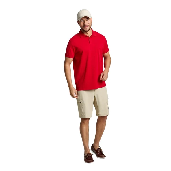 Slam Deck Polo Ss Erkek Kırmızı T-Shirt - 4