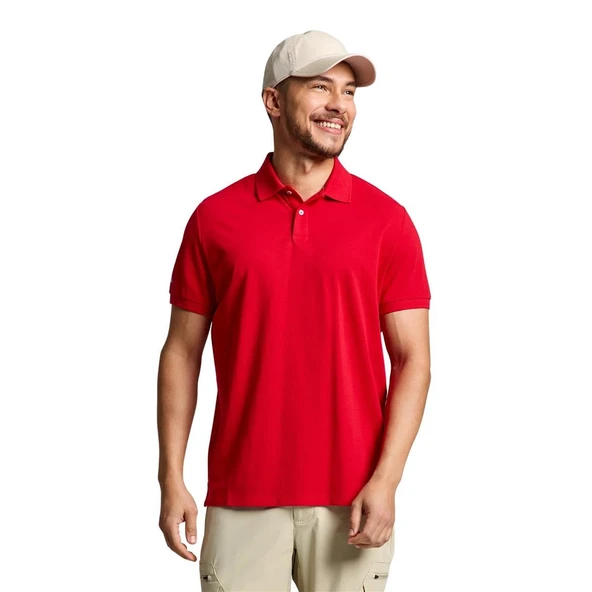 Slam Deck Polo Ss Erkek Kırmızı T-Shirt