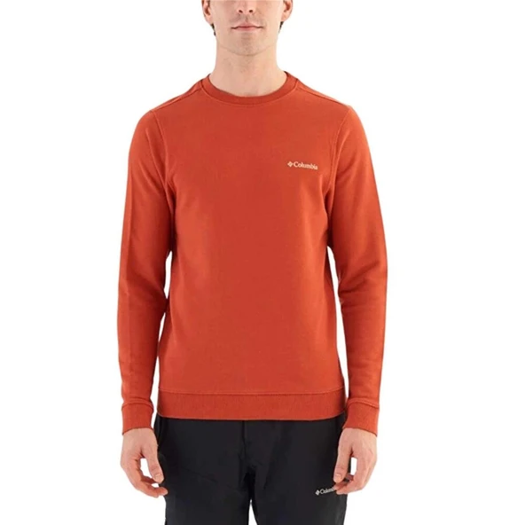Columbia Csc M Basic Crew Kiremit Rengi Erkek Sweatshirt