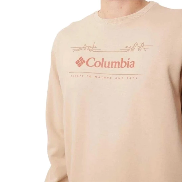 Columbia Csc M Nature And Back Crew Deve Tüyü Erkek Sweatshirt - 4