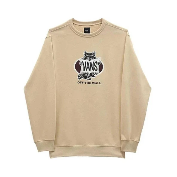 Vans Racks Crew Bej Sweathirt