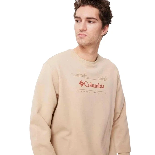 Columbia Csc M Nature And Back Crew Deve Tüyü Erkek Sweatshirt - 2