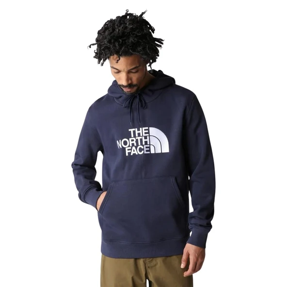 The North Face M Drew Peak Pullover Hoodie  Erkek Lacivert Sweatshirt - Resim 3