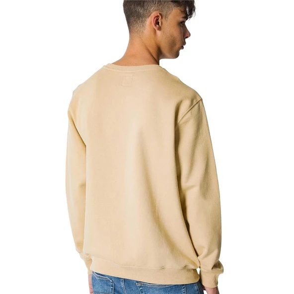 Vans Racks Crew Bej Sweathirt - Resim 4